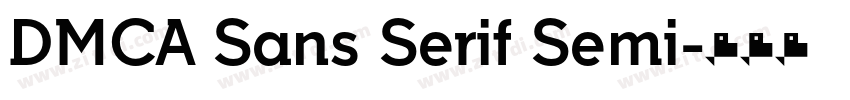 DMCA Sans Serif Semi字体转换